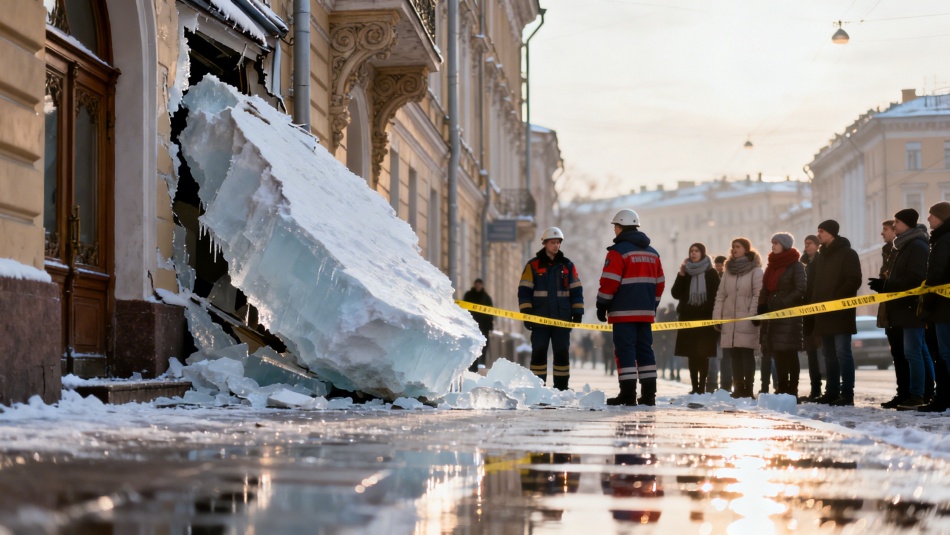 Жительница Петербурга требует компенсацию после травмы у магазина на льду