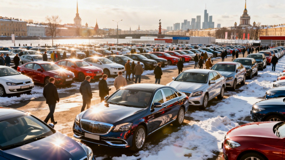 В Петербурге продажи новых авто в феврале достигли максимума за год