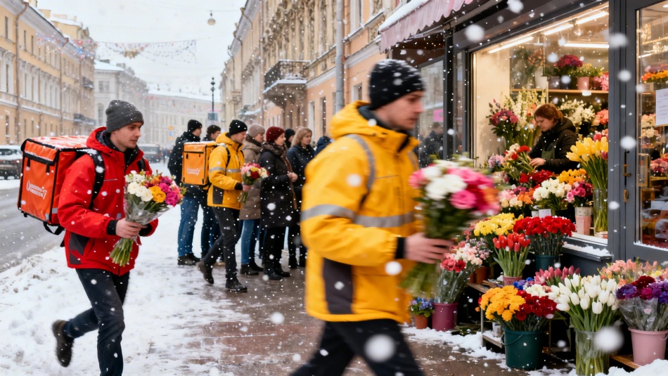 В Петербурге временные вакансии курьеров и флористов стали самыми востребованными