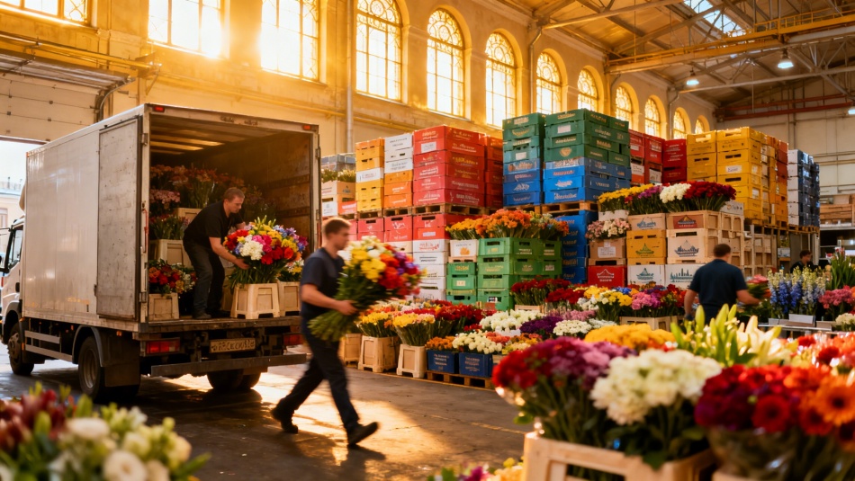 В Петербург завезли рекордные 8 млн свежих цветов к 8 Марта