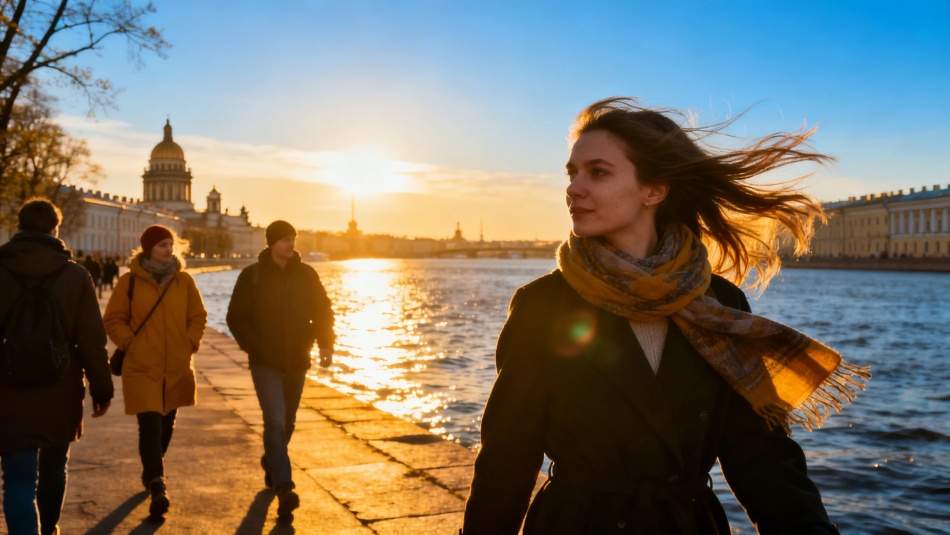Весна в Петербурге: антициклон принесет тепло и яркие рассветы