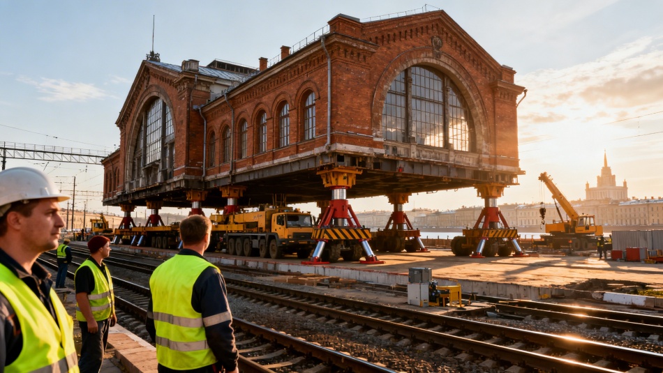 Здания Фарфоровского поста в Петербурге передвинут ради строительства ВСМ