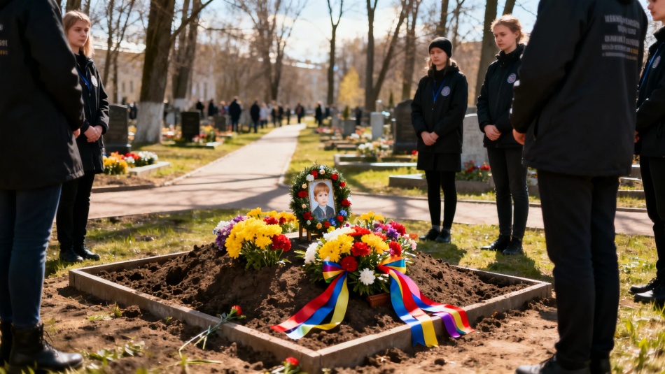 Волонтеры почтили память Паши Т. на Южном кладбище спустя 40 дней