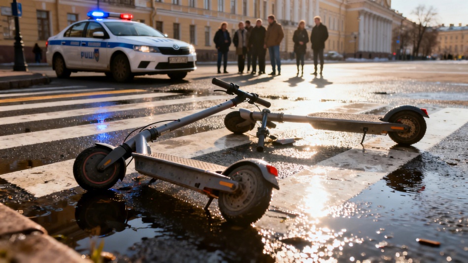 Петербург среди лидеров по авариям с самокатами в 2025 году
