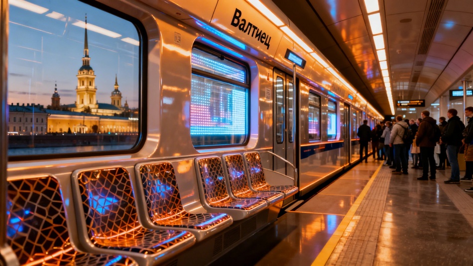 Петербургское метро получит 90 новых вагонов «Балтиец» для синей линии