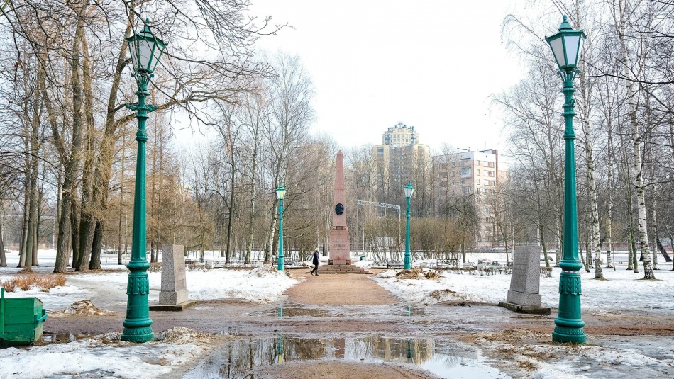 В сквере на месте дуэли Пушкина полностью обновят освещение к 2026 году