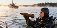 Экспедиция нашла на дне Ладожского озера реликвии времен войны