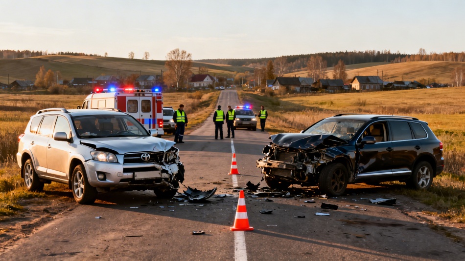 Пассажирский автобус столкнулся с фурой под Гатчиной: один погибший, десять пострадавших