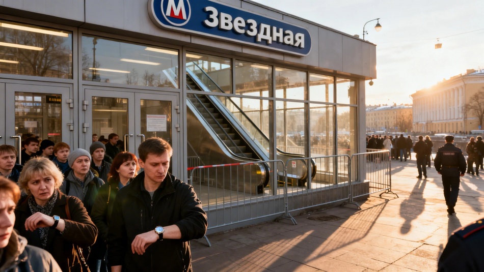 Вход на станцию «Звездная» ограничат по утрам из-за ремонта эскалатора