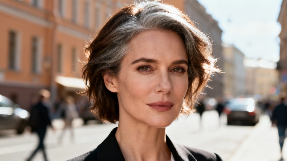 Каштановый оттенок с пепельным подтоном: трендовый цвет волос 2026 года