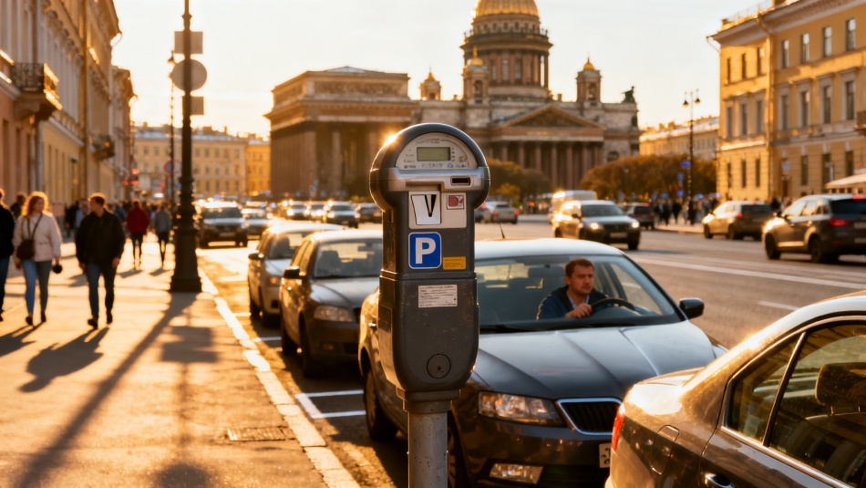 В центре Петербурга планируют повысить стоимость парковки на 33 процента