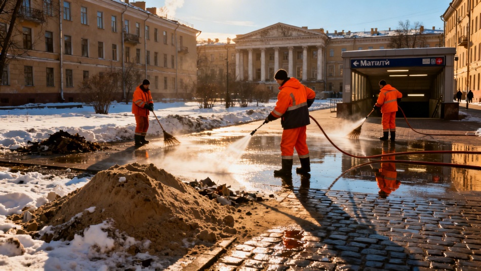 В Петербурге стартовала масштабная уборка после зимы по распоряжению ГАТИ
