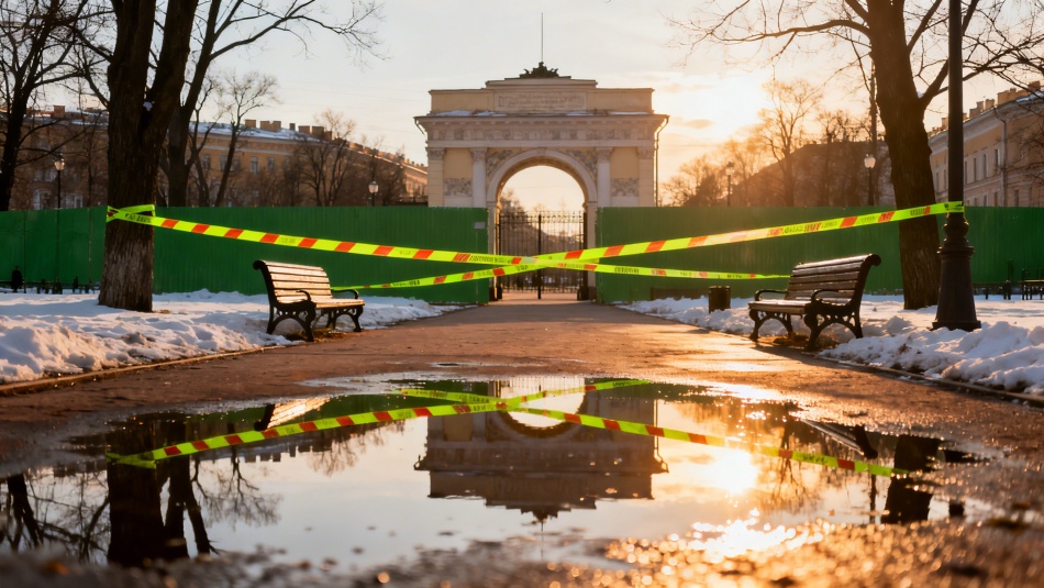 Парки и сады Петербурга закрылись на просушку из-за ранней весны