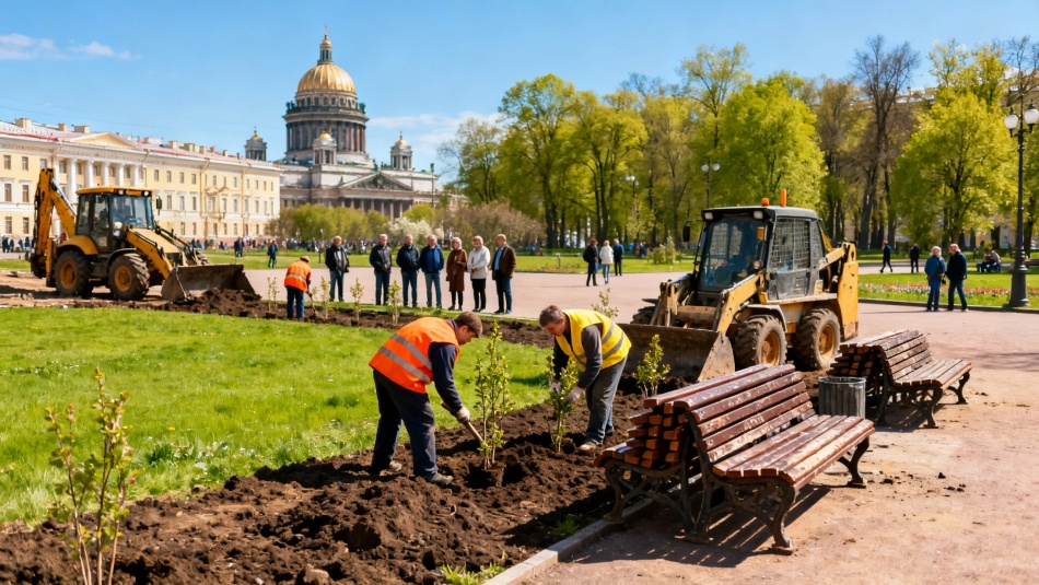 В Петербурге стартует благоустройство восьми новых общественных пространств