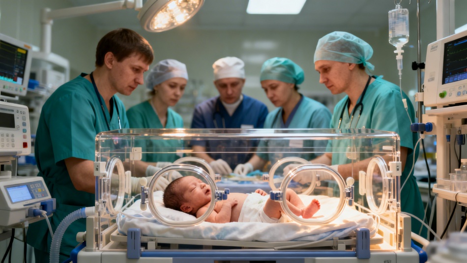 Врачи Петербурга провели уникальную операцию новорожденной с весом 1 кг