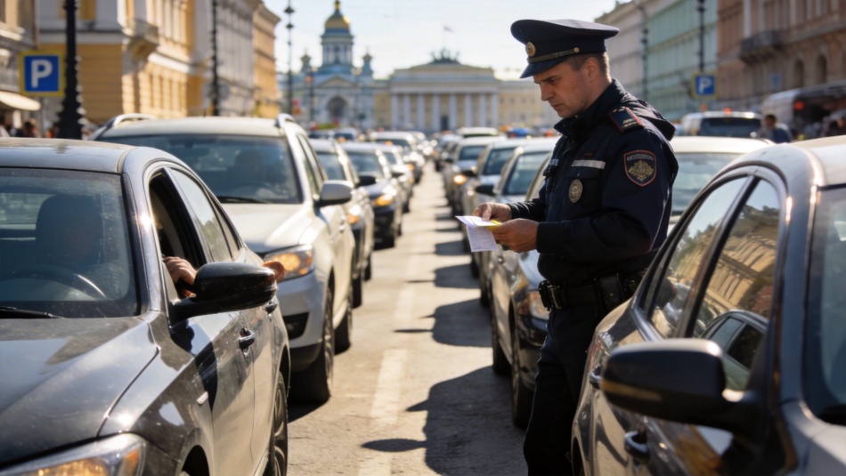 В Петербурге почти миллион штрафов за неправильную парковку за год