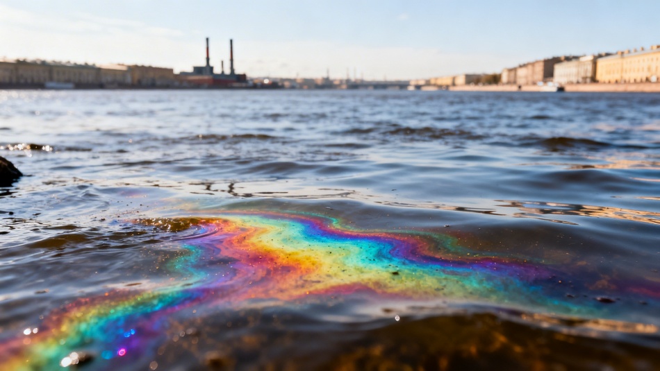 На Неве обнаружили загрязнение воды у Свердловской набережной