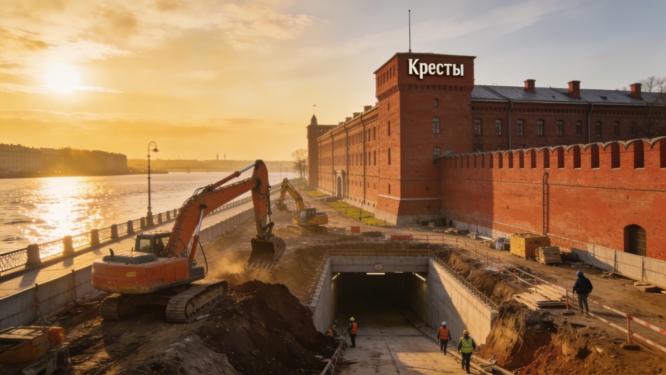 Владелец «Крестов» построит подземный переход к Неве и причал