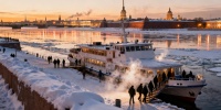 В Петербурге завершили первую зимнюю навигацию по Неве