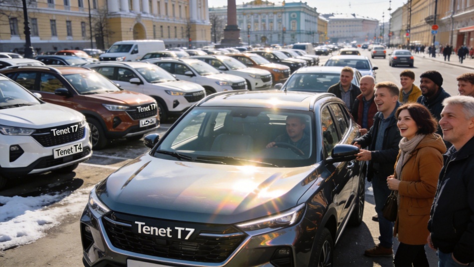 Tenet Т7 стал лидером среди российских авто в Петербурге в 2026 году