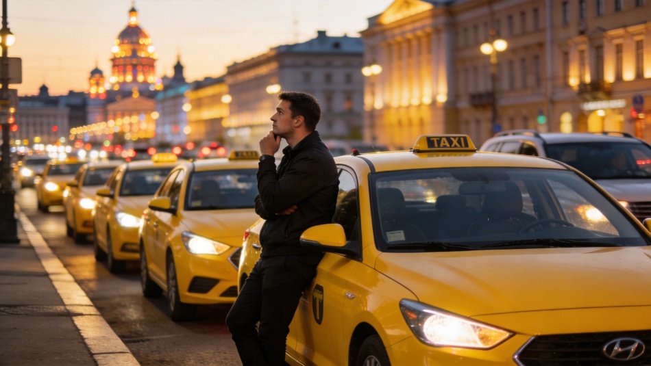 Зарплаты таксистов в Петербурге выросли на 13 процентов за год