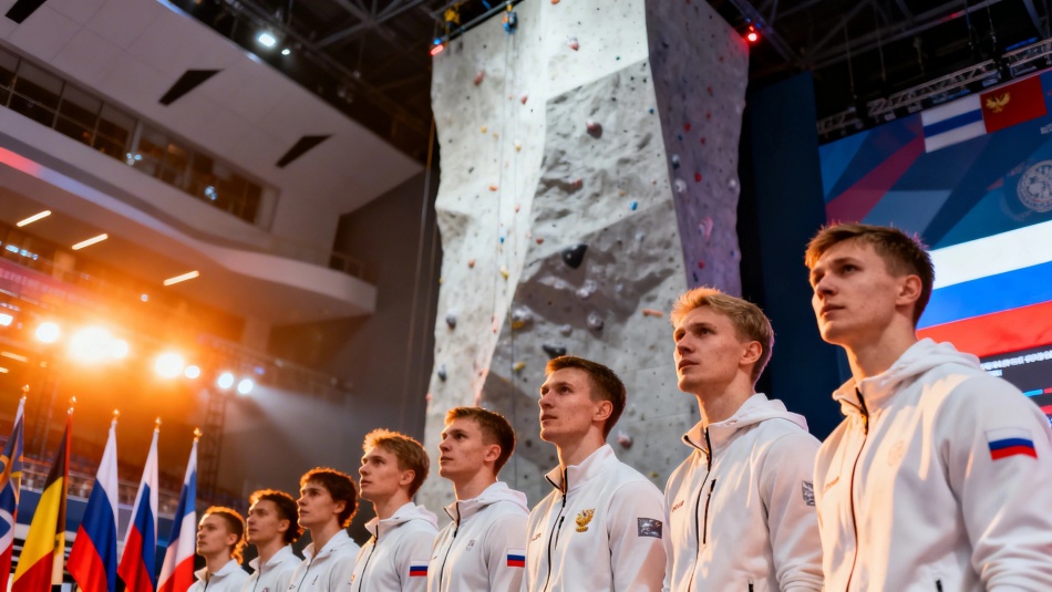 Российские скалолазы вернулись на международную арену с нейтральным статусом
