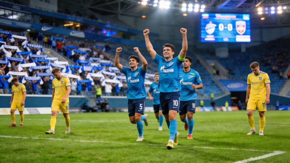 Петербургские клубы устроили разгром в Молодежной футбольной лиге