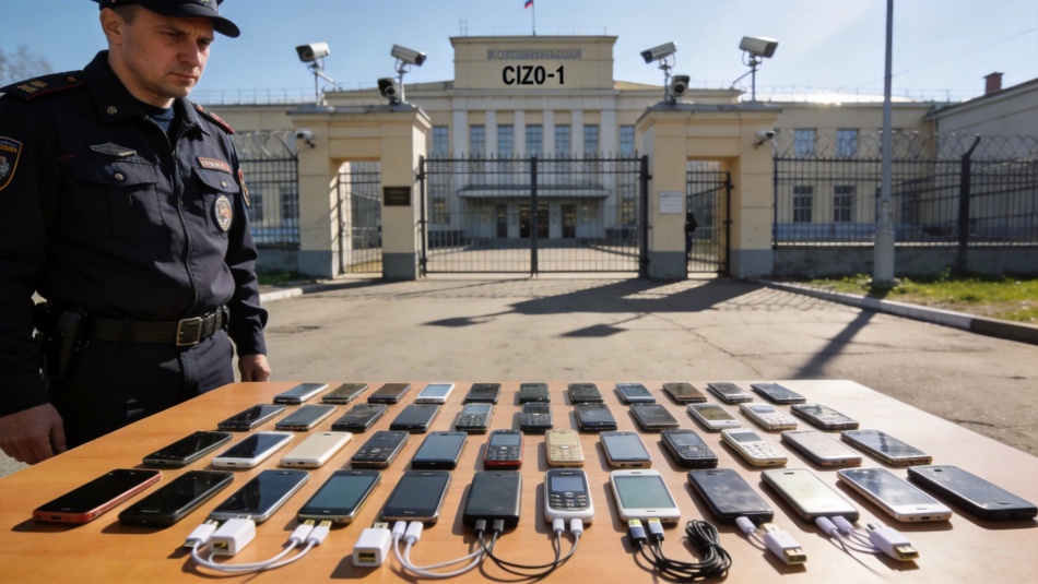 В СИЗО-1 Колпино задержали мужчину с 30 телефонами и USB-адаптерами