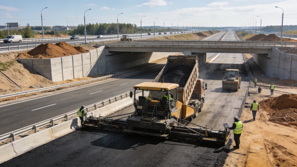 ЮШМ соединила ключевые участки под Петербургским шоссе в Пушкине