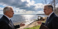 Беглов и Дрозденко представили проект «Чистая Ладога» на форуме в Петербурге
