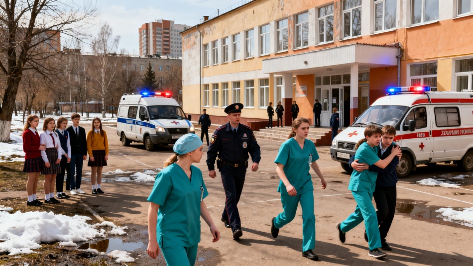 В Челябинске школьник с оружием ранил одноклассницу и выпрыгнул из окна