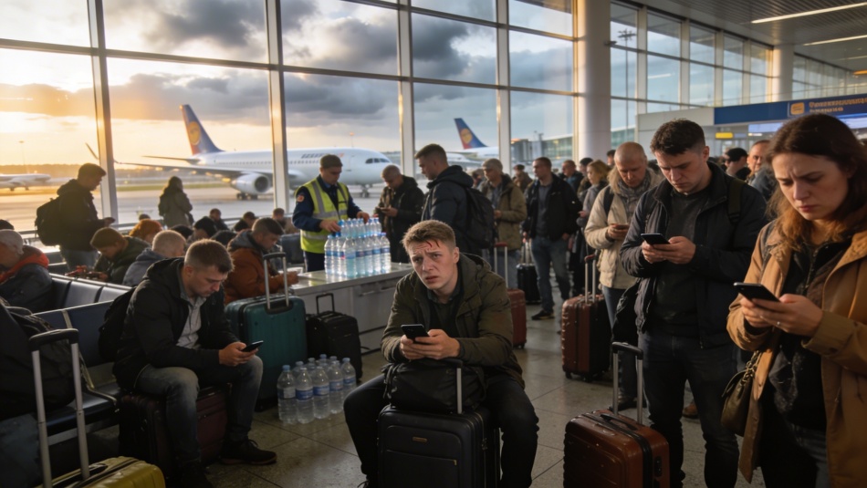 В Пулково задержали десятки рейсов из-за временных ограничений на полеты