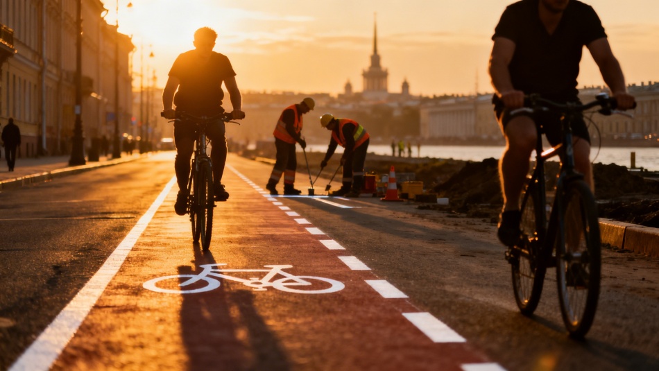 Велодорожки Петербурга увеличат протяженность до 190 км к 2029 году