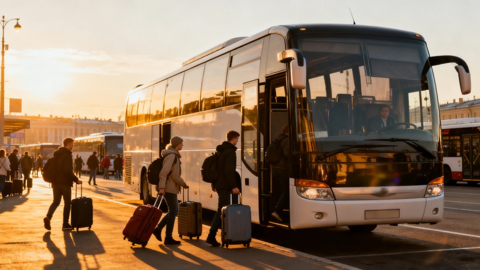 Минкин и Гончаров проверили сервис и безопасность на Автобусном вокзале Петербурга