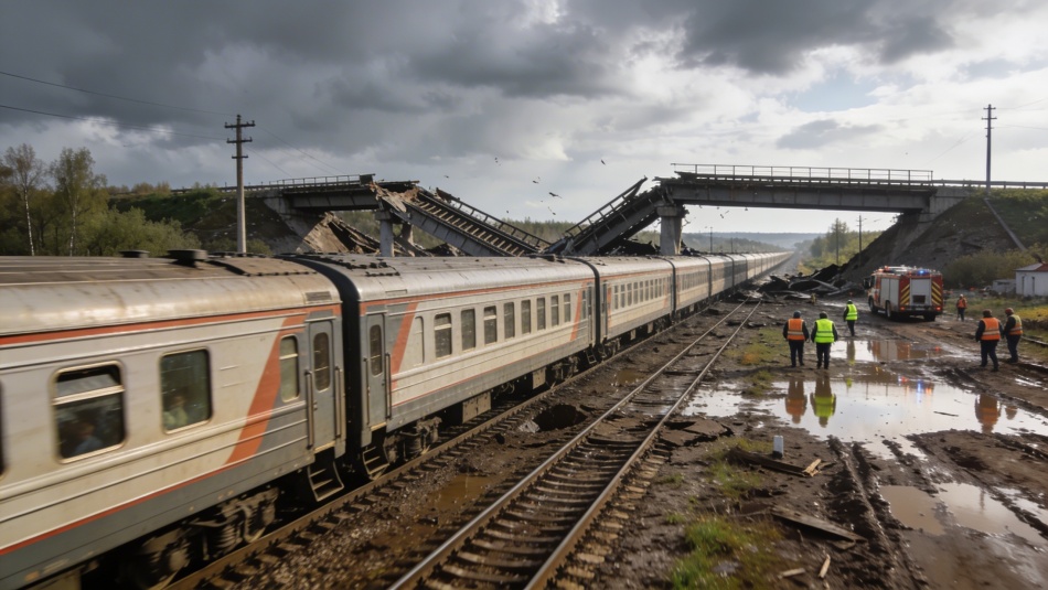 Поезд Махачкала - Петербург временно изменит маршрут из-за ЧП в Дагестане