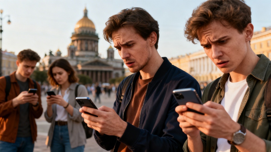 Сбой мобильного интернета в Петербурге совпал с атакой БПЛА на регион