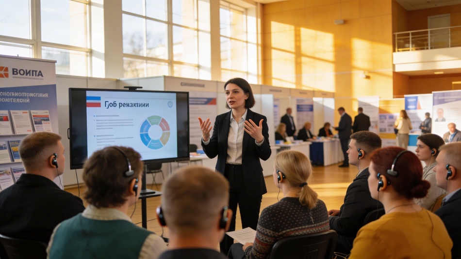 В Петербурге впервые провели мастер-класс с сурдопереводом на ярмарке вакансий