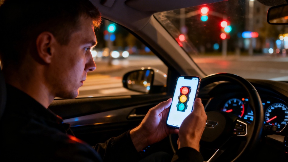 В Петербурге навигаторы начали показывать сигналы светофоров на дорогах