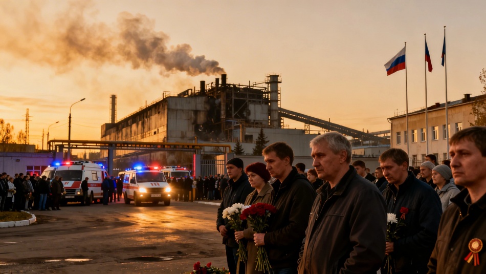 В Татарстане объявлен траур после трагедии на «Нижнекамскнефтехиме»