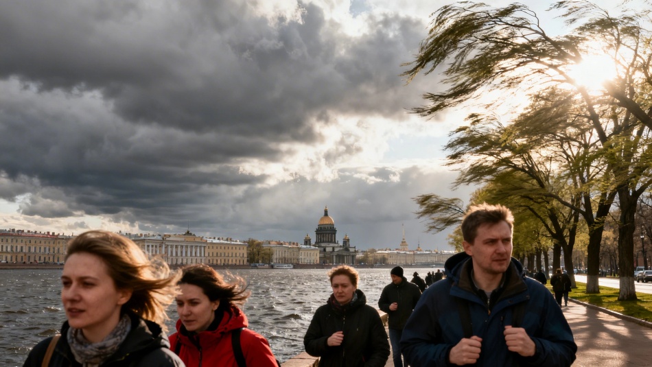 Петербург встретит апрель под облаками и прохладным ветром