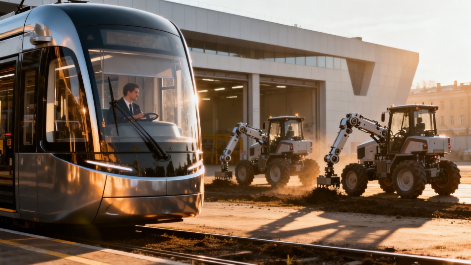 В Петербурге появятся трамваи с автопилотом и роботы для уборки города
