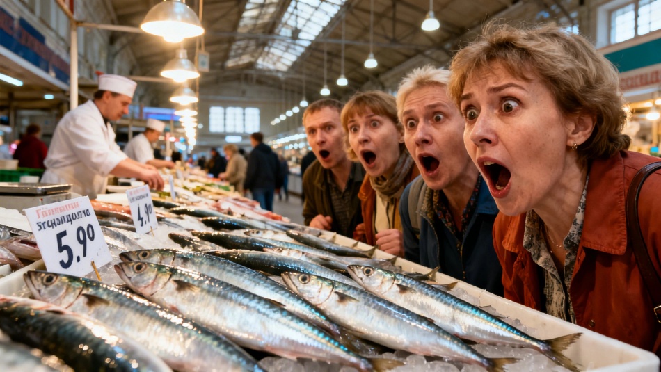 В Петербурге открылись сезонные точки продажи свежей корюшки