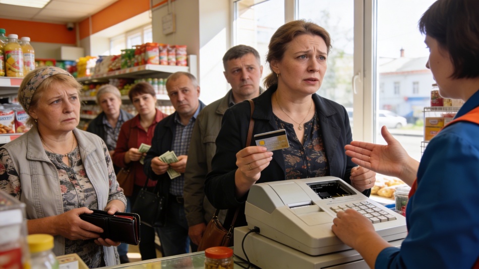 В Тюмени массово не работают банковские карты в магазинах и пекарнях