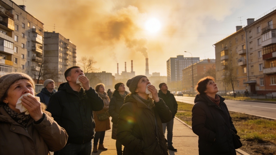 Жители Петербурга фиксируют рост жалоб на воздух из-за безветрия