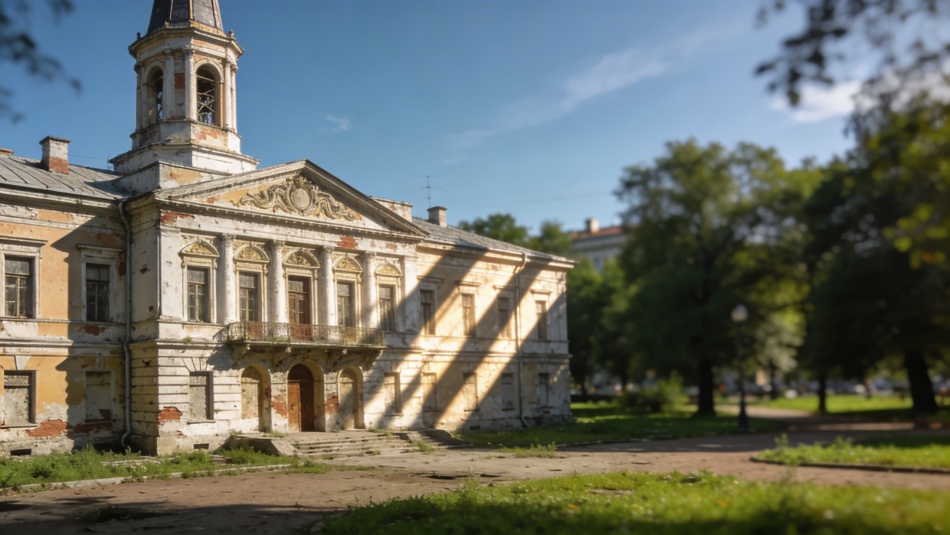 Арендный аукцион на дом с башней у Лопухинского сада провалился