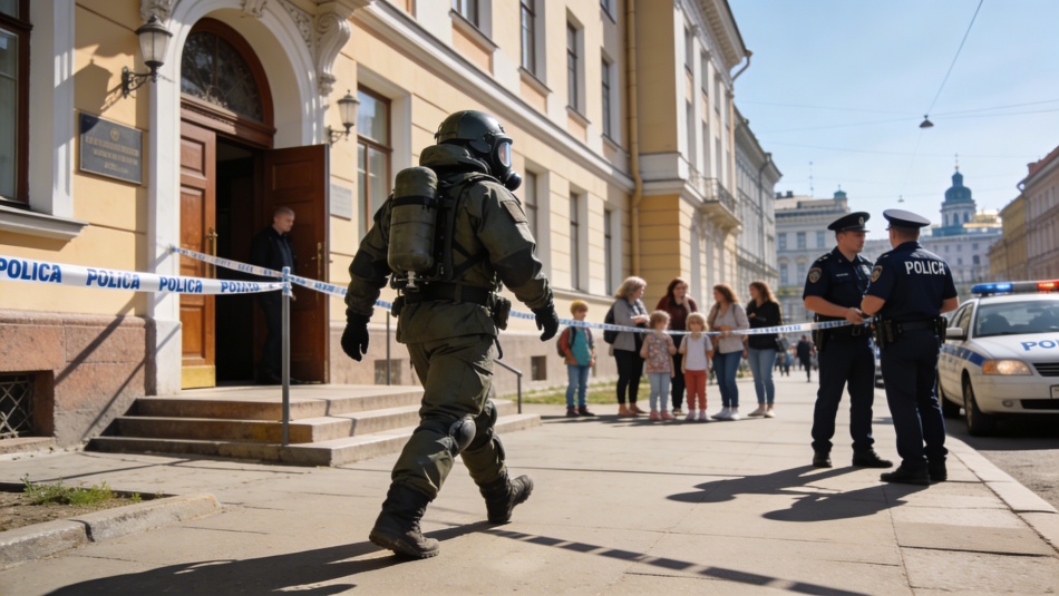 Гимназию «Альма Матер» в Петербурге эвакуировали после угрозы взрыва