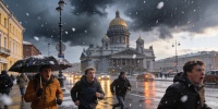 В Петербурге ожидаются снег и дождь из-за циклона на следующей неделе