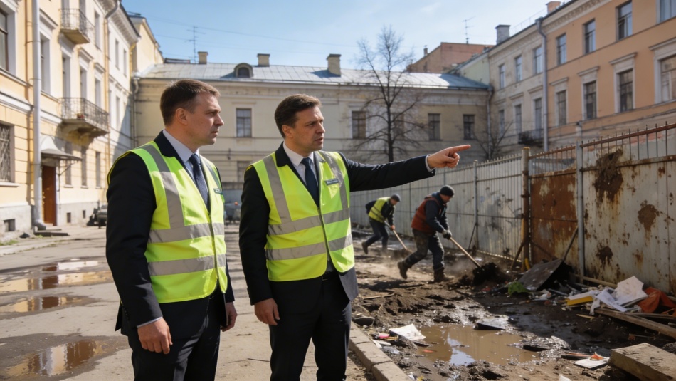 ГАТИ и Общественный совет выявили проблемы уборки в Петроградском районе