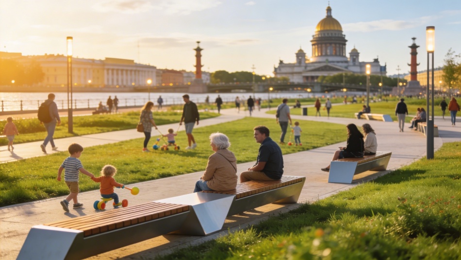 В Петербурге появятся 50 новых общественных пространств к 2026 году