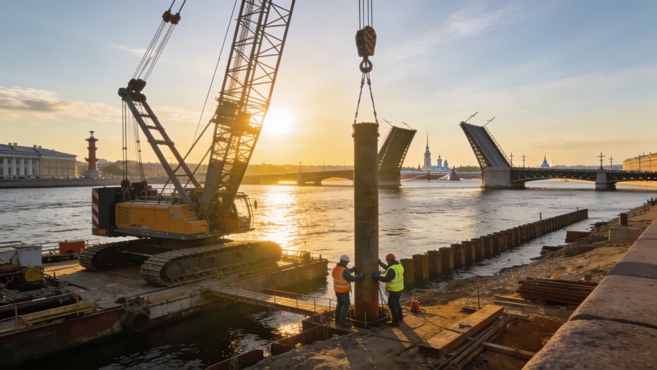Строительство нового разводного моста через Неву стартует летом 2026 года